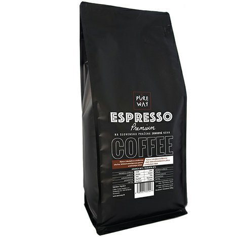 Zrnková káva Pure Way Espresso 1000 g