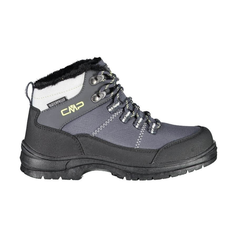 Detská obuv CMP  31Q4954 KIDS ANNUUK SNOW BOOT WP Detská zimná obuv CMP je ľahká a multifunkčná outdoorová obuv s teplou vnútornou podšívkou, ktorú je možné nosiť v zime na turistiku, prechádzky, alebo na každodenné nosenie.