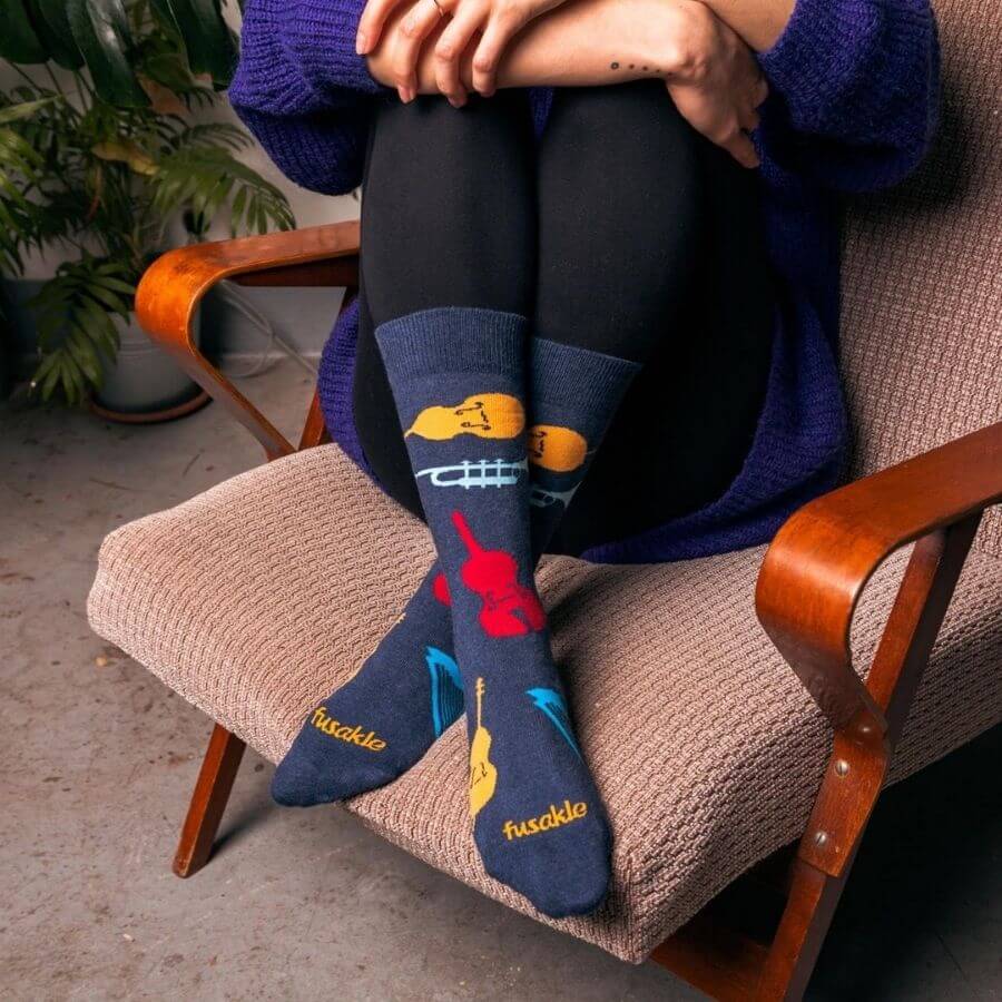 Ponožky Fusakle Na zdravie čierne