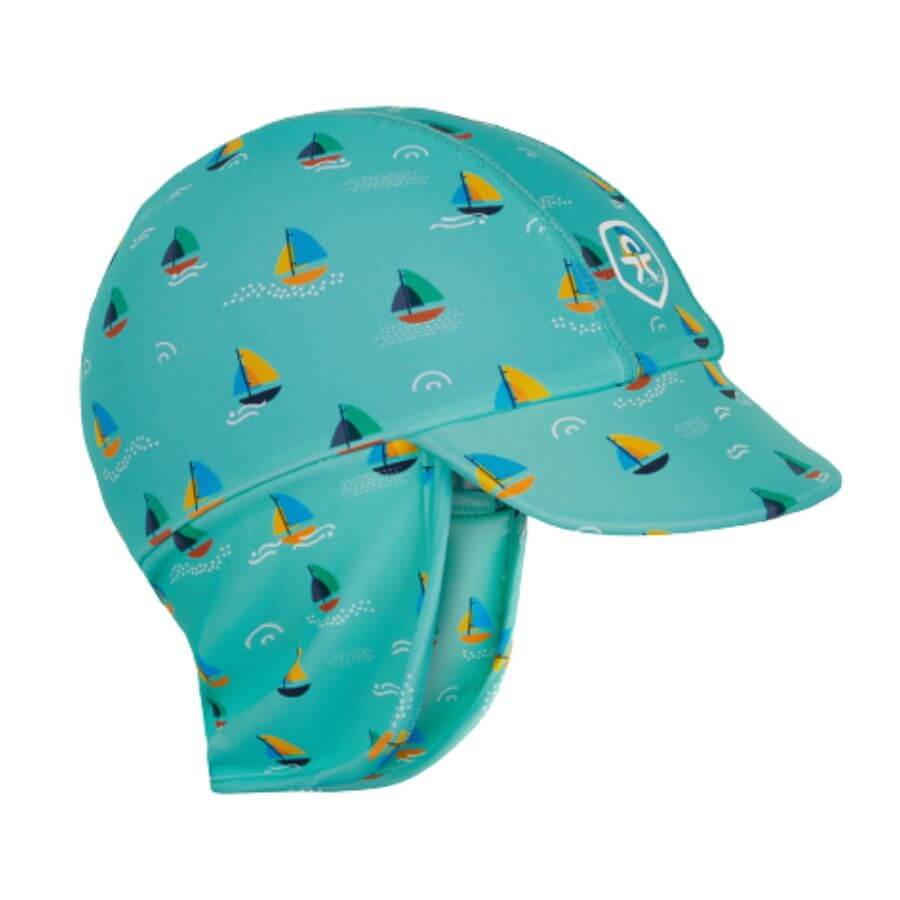 Detský klobúk Color Kids 720049 Roztomilý letný klobúčik na plávanie s praktickým dlhým tienidlom vzadu. Vďaka elastickému materiálu klobúčik dobre sedí.