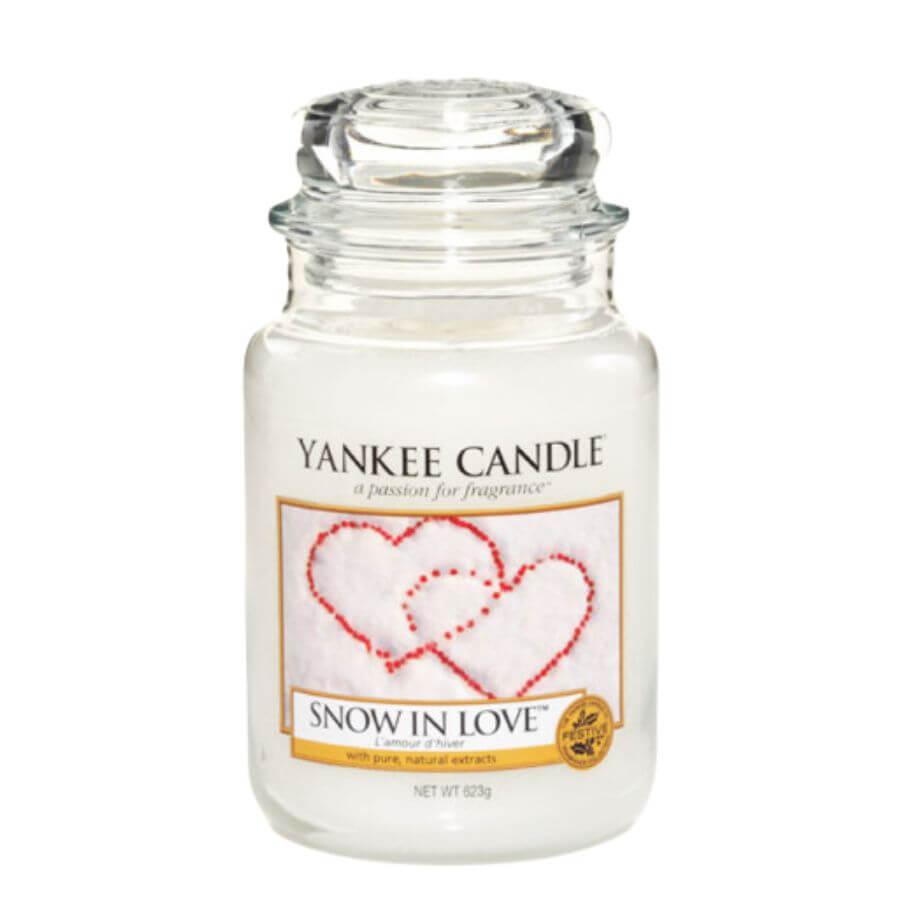 Sviečka veľká Yankee Candle - Snow in Love