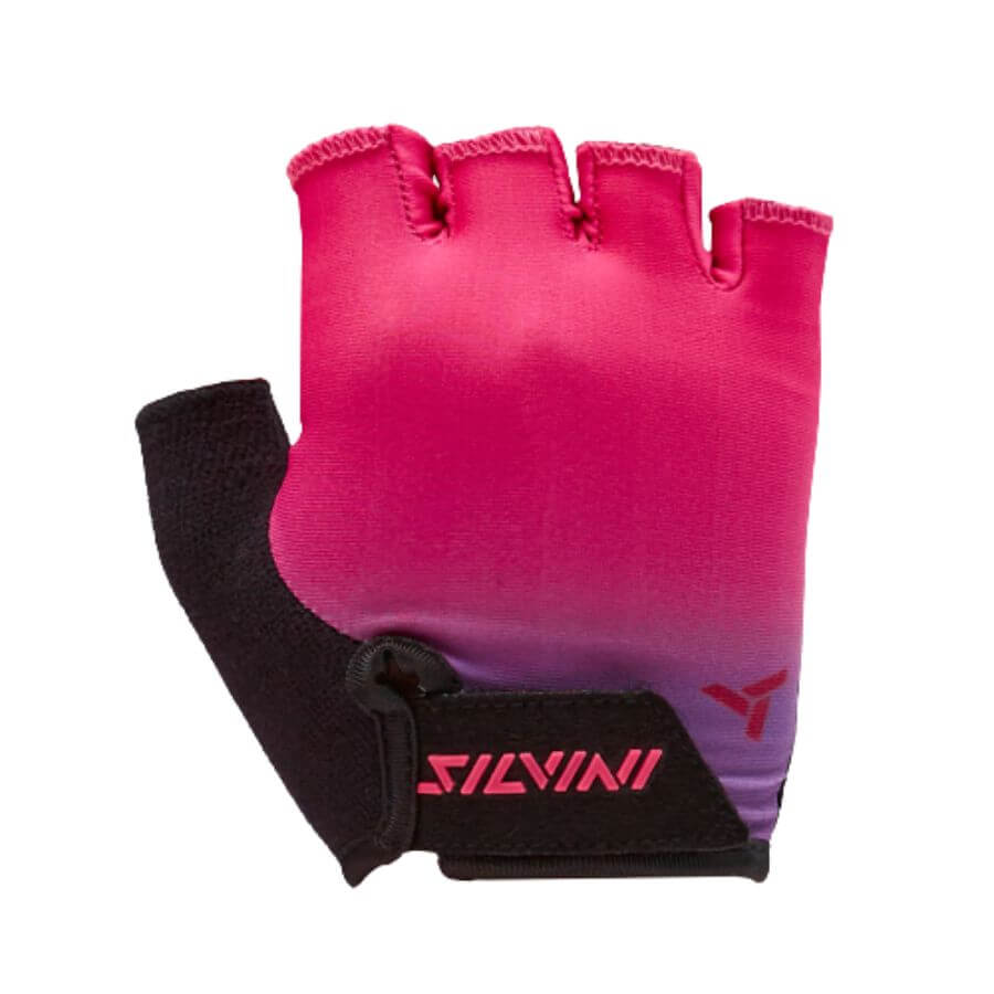 Detské cyklistické rukavice Silvini Anapi CA2287 Detské cyklistické rukavice Silvini s krátkymi prstami vyrobené z materiálov Light MESH a kože S-Leather.