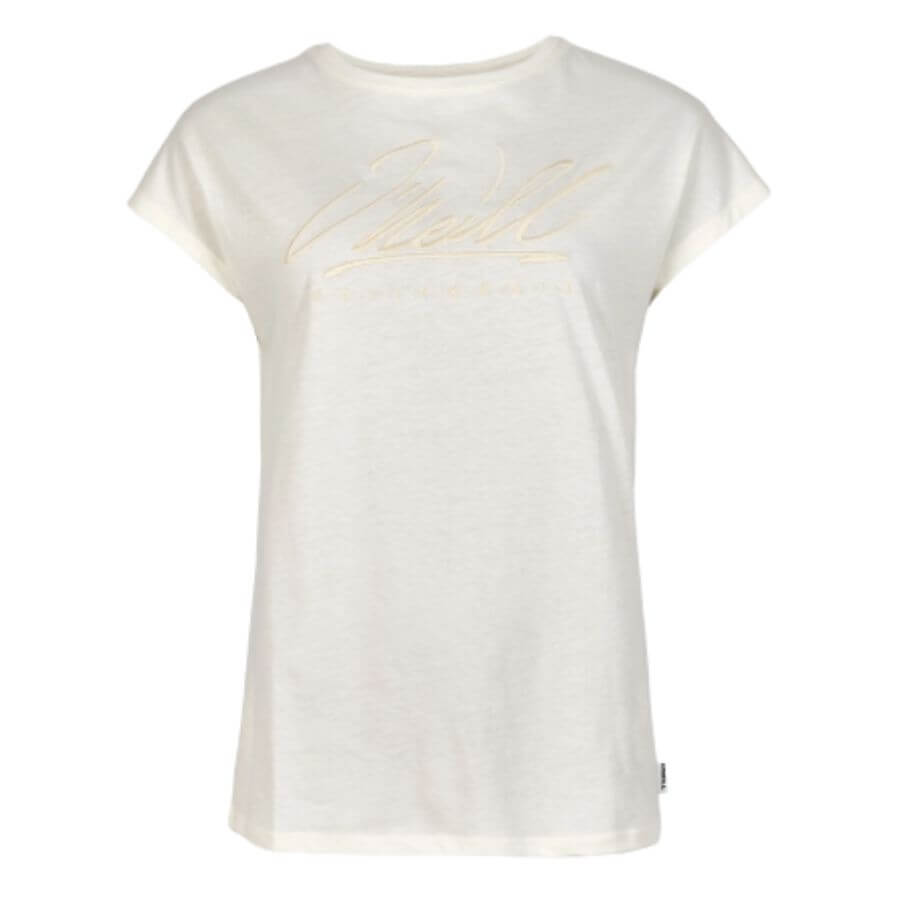 Dámske tričko O'Neill 1850094 Signature T-shirt. Nadčasové dámske bavlnené tričko O'Neill. Poskytne Vám pohodlie počas teplých letných dní.