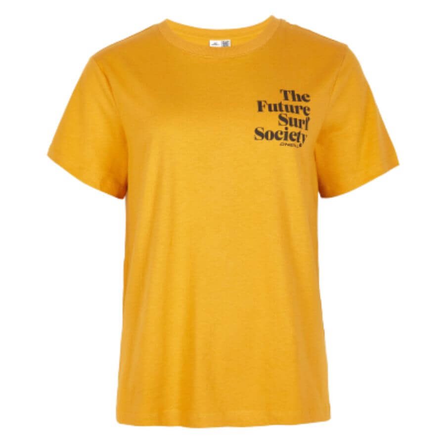 Dámske tričko 1850097 O'Neill Future Surf Regular T-shirt. Klasické a nadčasové dámske tričko O'Neill. Poskytne Vám pohodlie počas teplých letných dní!