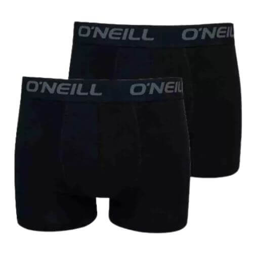 Pánske boxerky O'Neill  Men boxer plain 2-pack 901002 Boxerky vyrobené z  jemnej bavlny s prímesou elastanu pre dokonalý komfort a pohodlie na každý deň