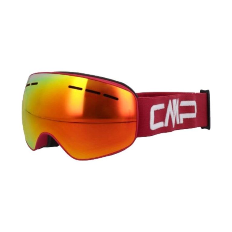 Detské lyžiarske okuliare CMP Kids Ephel Ski Goggles 3B29784 vybavené ultraširokouhlým dvojitým sférickým polykarbonátovým zorníkom so širokým videním.