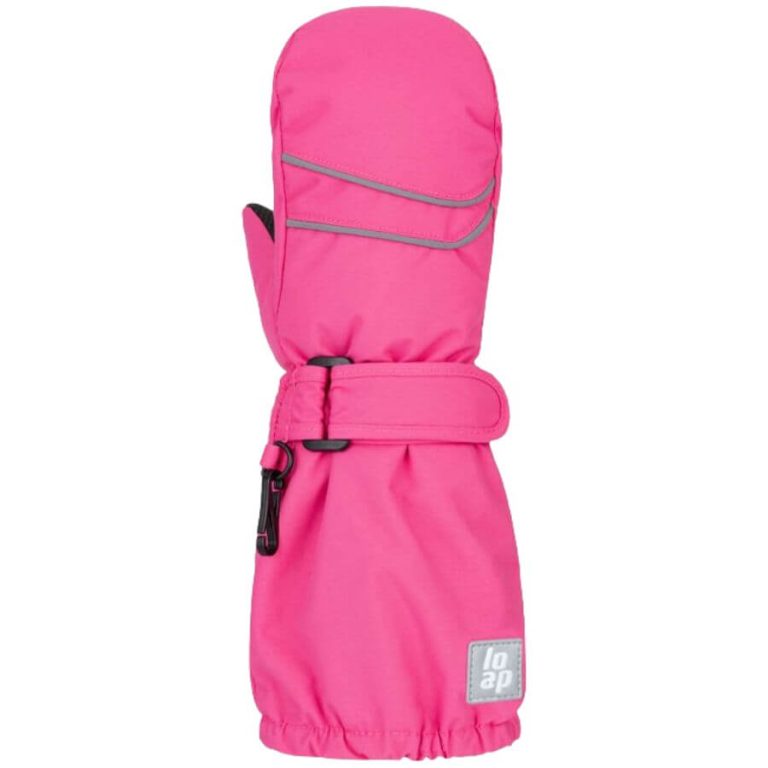 Detské rukavice Loap Ruslan GKK2301 - J33J - RUSLAN detské lyžiarske palčiaky ružové