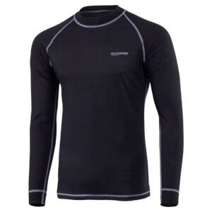 Pánske termo tričko Klimatex Ment merino 118530 – 900 black